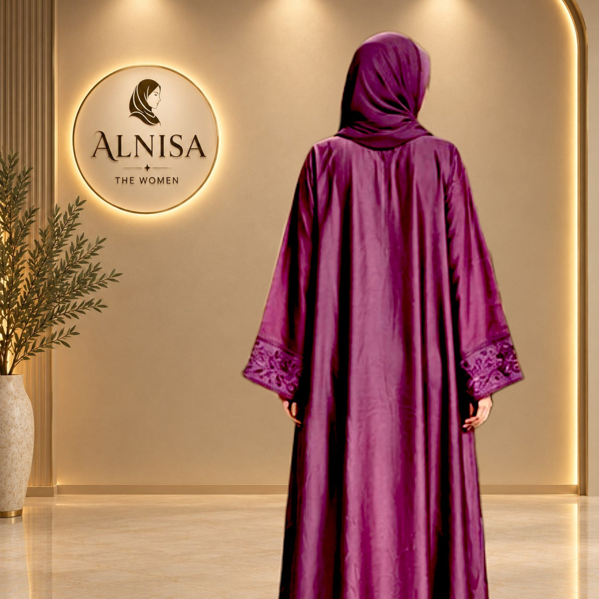 Premium Coat Embroidery Abaya