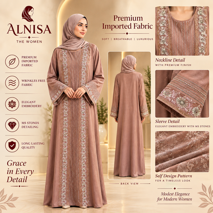Premium Embroidered Abaya