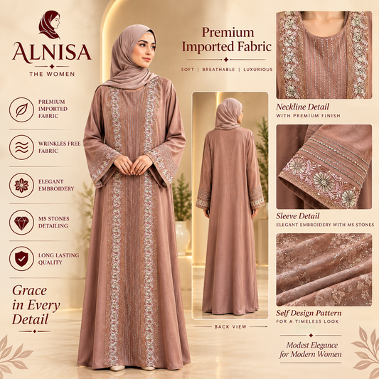 Premium Embroidered Abaya